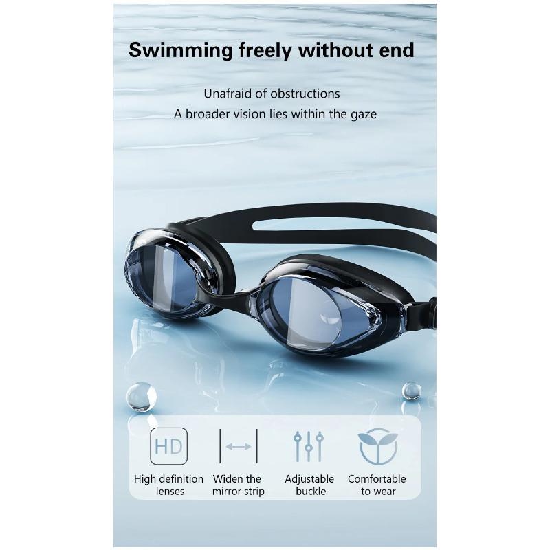Schwimmbrille Erwachsene Professionelle Poolbrille Wasserdichte Schwimmbrille Antibeschlag UV-Schutz Schwimmbrille Für Männer Frauen Jugendliche