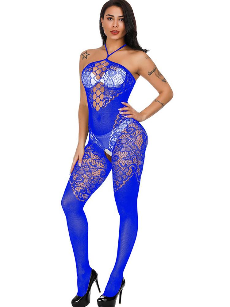 Elastic Hot Sexy Lingerie Women Body Erotic Bodystockings Underwear Crotchless Sleeveless Pantyhose Mesh Clothes Plus Nightclubs