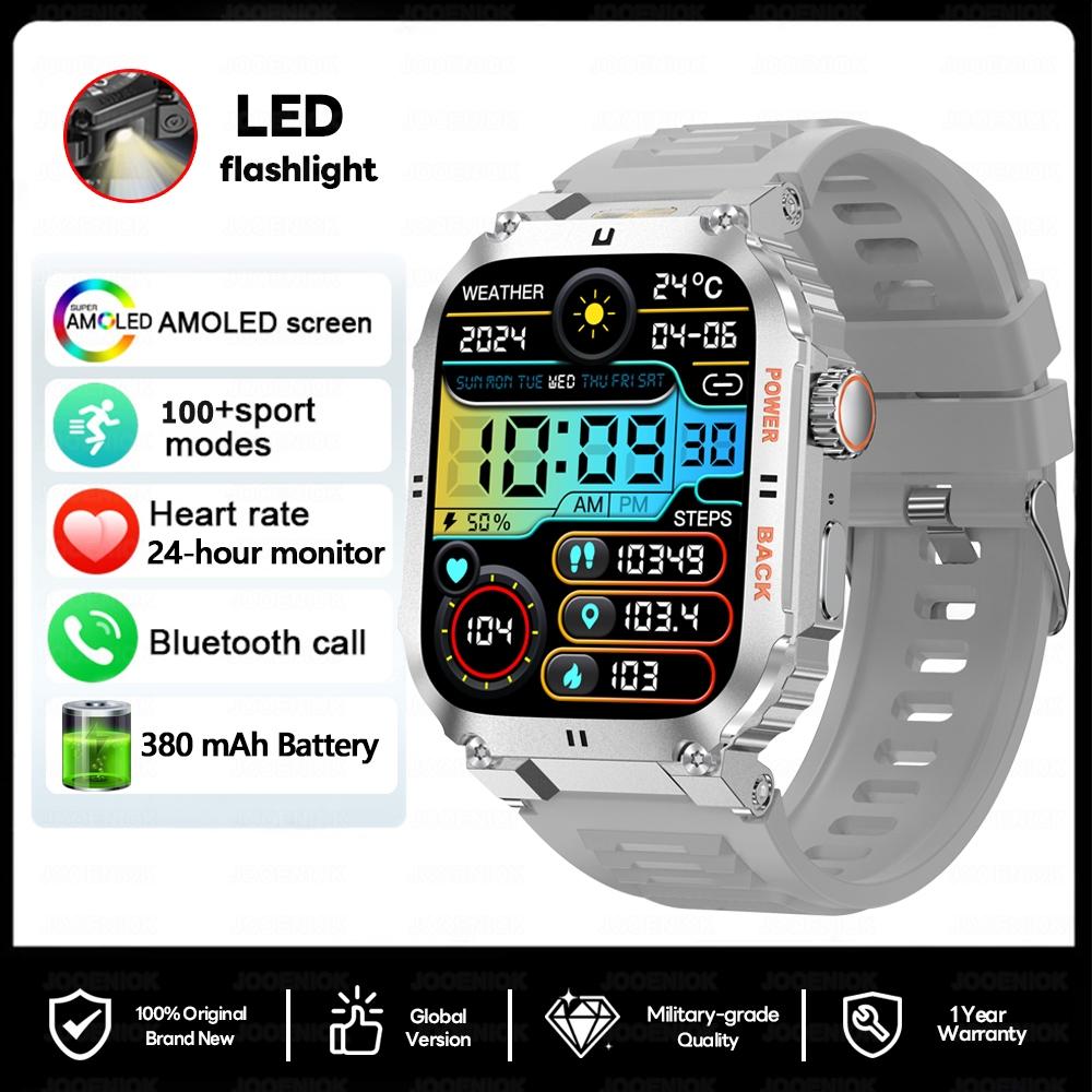 

New GPS Sports Smart Watch Men Fitness Tracker AI Voice Assistant Bluetooth Call IP68 Waterproof Military Smartwatch Man