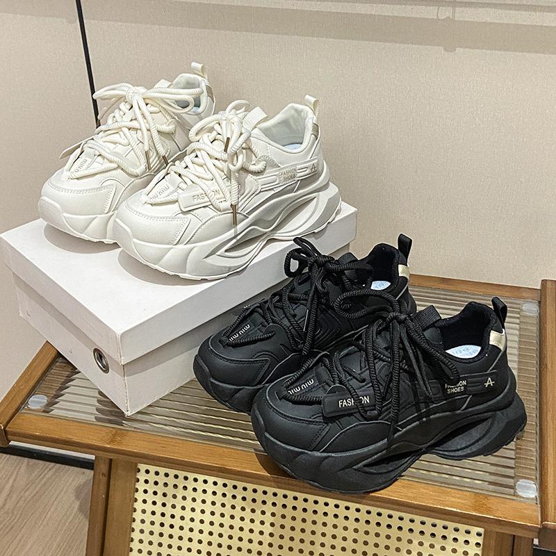 ins new dad shoes women 2025 spring student sports running shoes casual shoes platform height increase FB7706