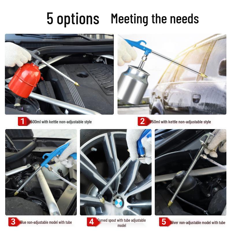 Dual-Use High-Pressure Pneumatic Cleaning Spray Gun for Cars and Engines