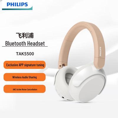 Philips TAK5500 Kabelloses Over-Ear-Headset mit Mikrofon