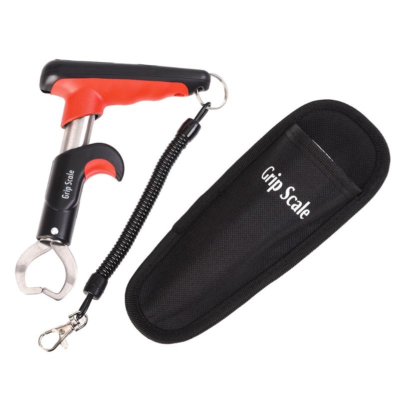 Telescopic Fishing Gripper Grip Scale 25kg(55lb) LED Digital Fishing Gripper Scale Portable Fishing Grip Scale Fish Tool 1