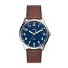 Dayliner Medium Brown Leather Watch Three-Hand