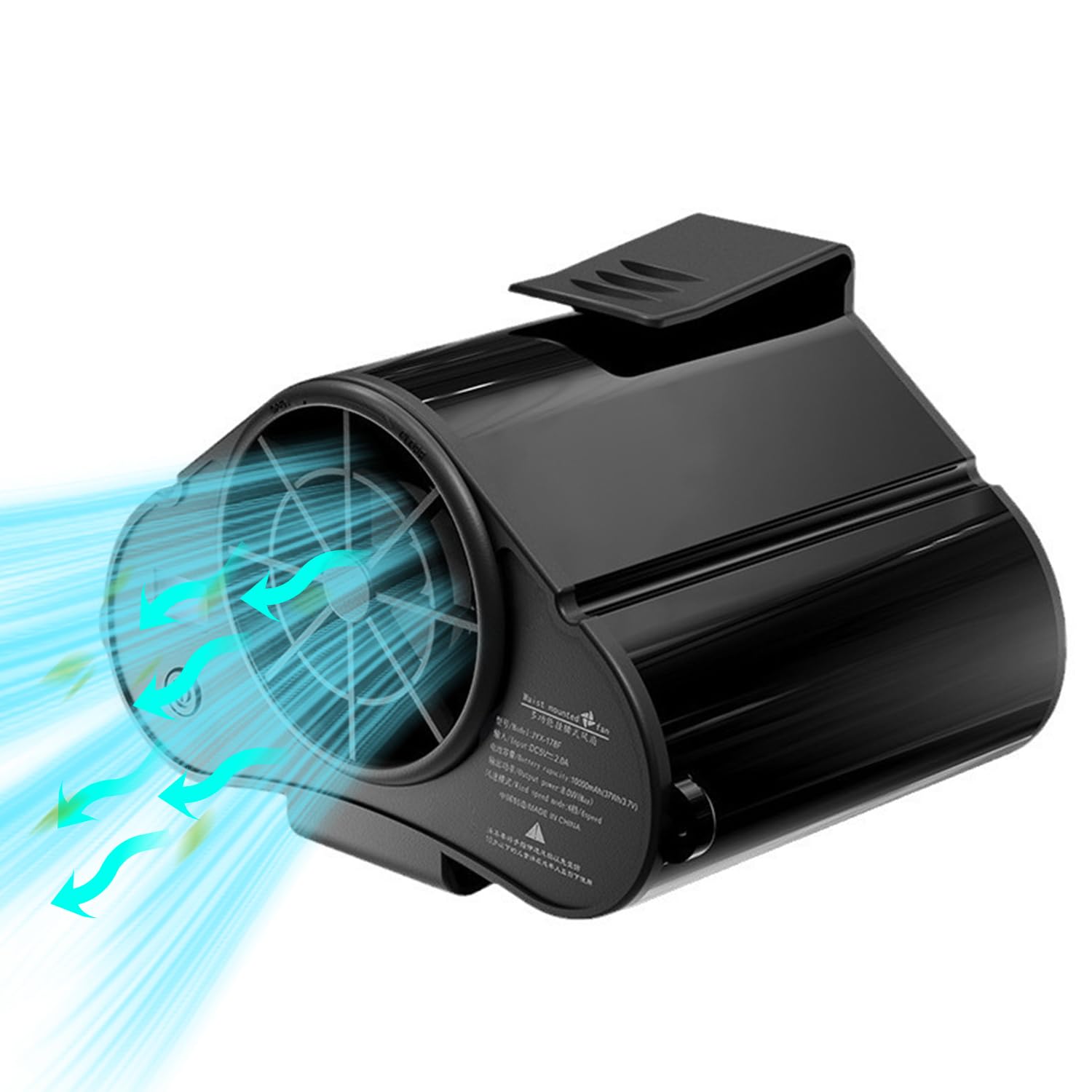 

Супер Мощный До 15 Часов Воздуха MACOLAUDER Сидячий 4 Скорости Ветра Портативный Клипса на Шею USB Для Улицы Бизнес Обратная Зарядка Легко Носить 3D Ветер, чёрный