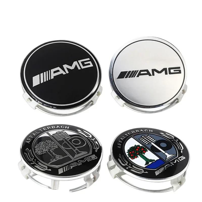 Car Sticker 75mm Car Wheel Hub Center Cover for  Mercedes Benz W203 W204 W205 W209 W210 W211 W212 W176 W166 W163 W221 Auto Acces