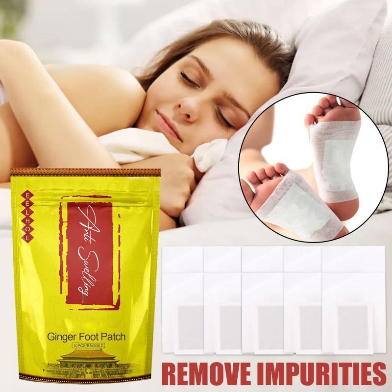 Eelhoe Nourishing Foot Pads For Relaxation And Wellness With Herbal Ginger Essence