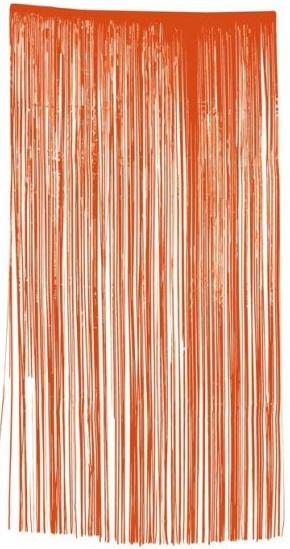 Kurtyna Imprezowa Na Drzwi Tło Do Zdjęć Pomarańczowa Halloween 100X200Cm