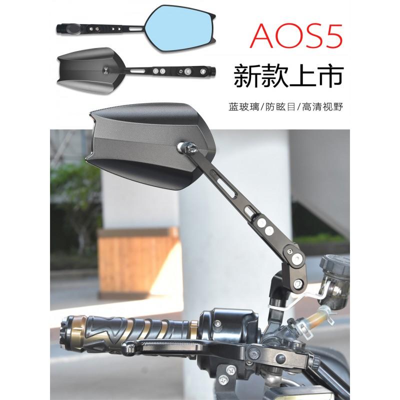 Universal Motorcycle Rearview Mirror Electric Scooter N70C F90m F30C E100 M95C CNC Aluminum Round With Anti-Glare