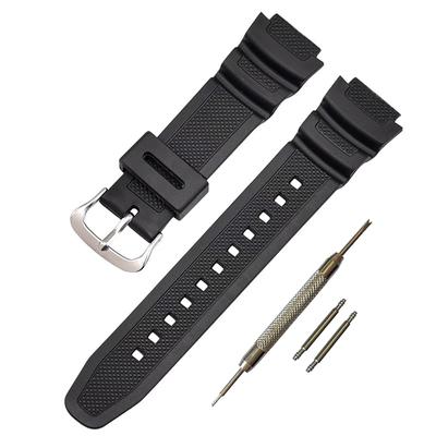 Für Casio Band Ersatzband Gürtel Silikonband Ersatzgürtel Sport Stoßfest Schweißfest G-SHOCK AQ-S810W/S800W SGW-300H/400H W-216H/W-735H