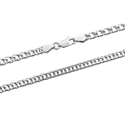 Silver Chain Without Stones, Product Weight 8.14 G (2173182)
