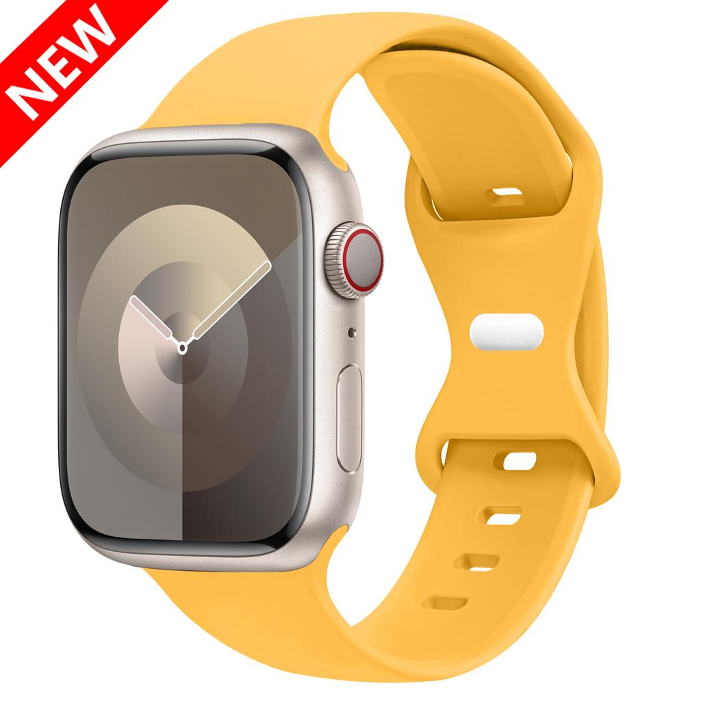 Silicone Strap For Apple Watch Band 44mm 45mm 41mm 40mm 49mm 42mm 38mm 46MM Sport Bracelet iWatch Series Ultra 2 SE 10 9 8 7 6 5