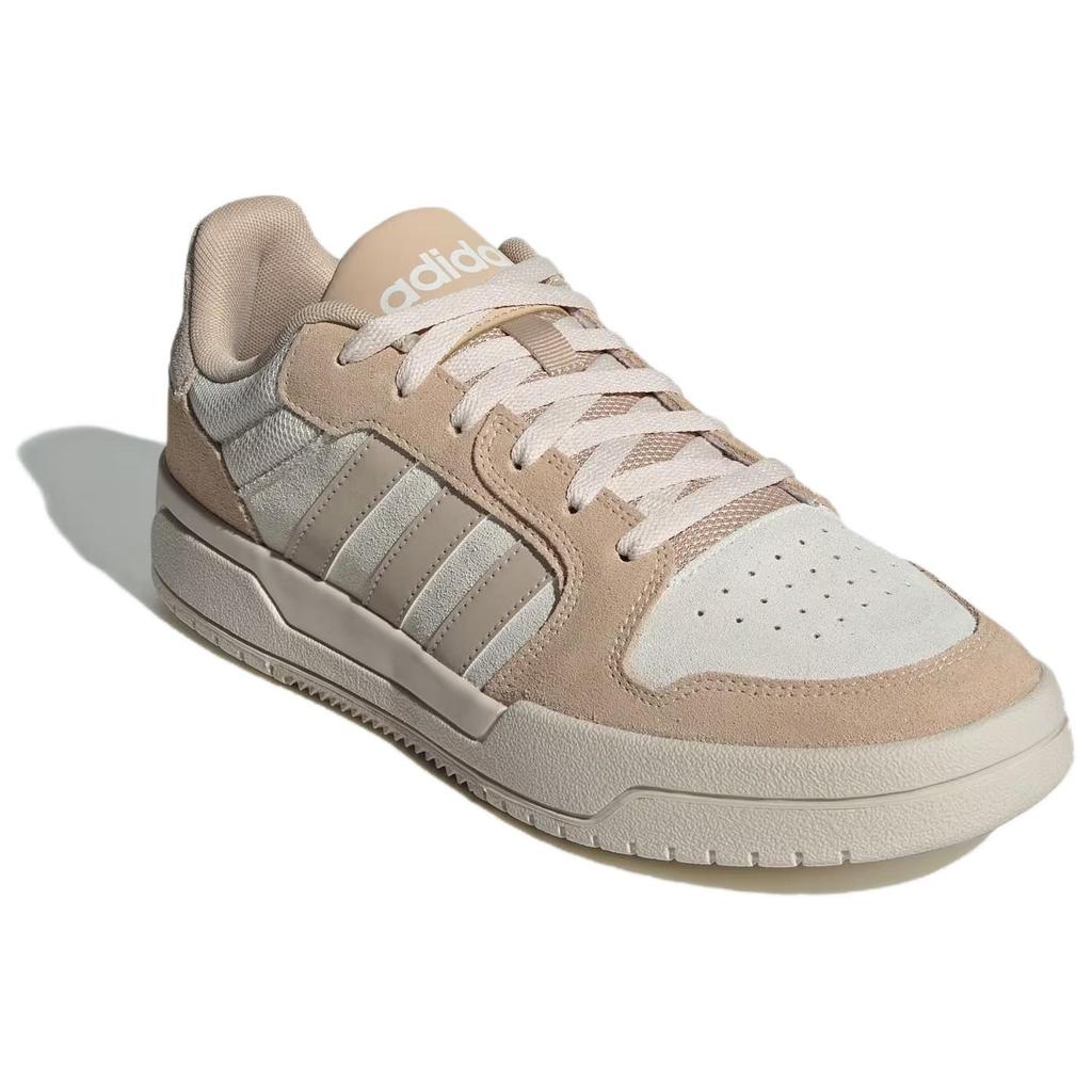 Adidas ENTRAP Textile, Split Cow Leather Low top Skateboard Shoes Unisex Beige Brown JR8323