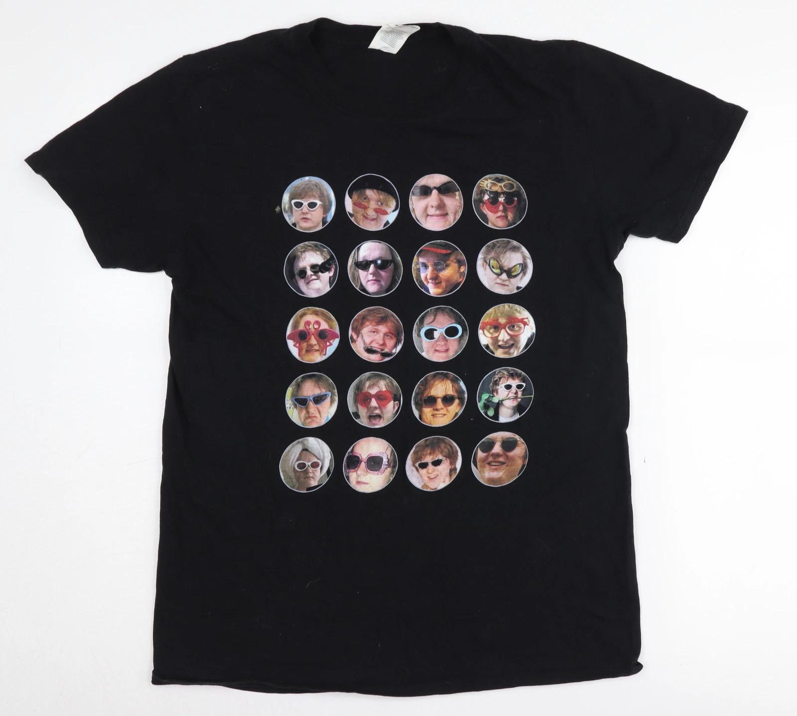 Gildan Black Unisex T-Shirt, Medium, Funny Graphic Tee 2XL