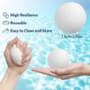 White Scum Removers Balls For Pools Stable Spa Scum Neutralizers Balls Sponge Sphere for Enhances Filtration Efficiency