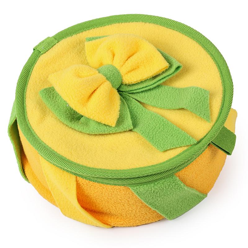 Pet Smell Toys Dog Puzzle Decompression Birthday Gift Box Smell Toys Dog Pet Supplies оранжевый