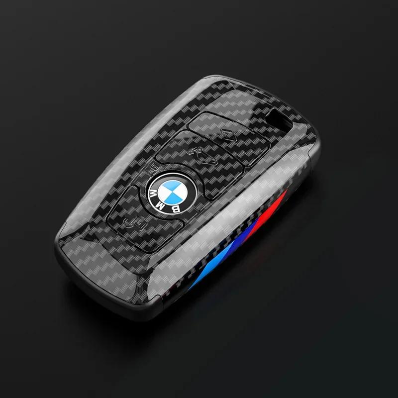 Key Case Cover Fibler Silicone For BMW X1 X3 X4 X5 X6 F15 F16 F48 G30 G38 525 540 740 1 2 5 7 Series 218i Case