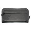 [Wachifield] Dayan the Cat Genuine Leather Super Soft Chip Long Wallet Black