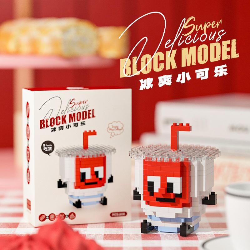 Bloques de Construcción Mini de Frutas Ladrillos Juguetes para Niños Niñas de 6 a 8 Años Micro Bloque Ladrillo Juegos Puzzle Infantil Regalo de Cumpleaños Niño
