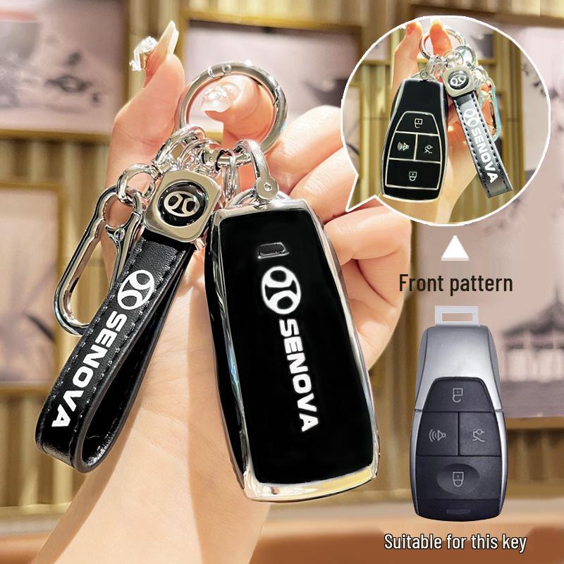 Damen Schlüsselhülle für Beijing X7, BJ40, BJ80 und BAIC EU5 Plus, EU7, Zhidao U7