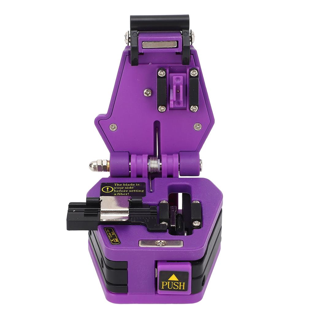 Fiber Optic Cleaver High Accuracy Optical Cable Cutter Tool 16 Cutting Points 48000 Times Hot Melt C