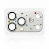 Diamond 3D Heart Glass Cell Phone Camera Protector Clear HD Anti Scratch Cell Phone Lens Film Full Cover for iPhone18 Pro Max 4