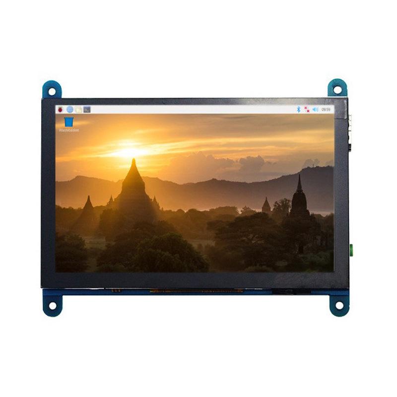 Raspberry Pi 4B 5" HDMI Touchscreen Monitor, 800x480 Resolution, 5-Point Capacitive Display