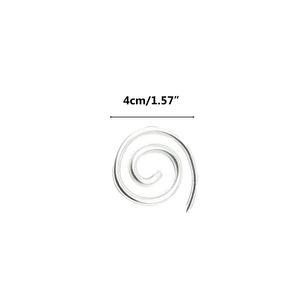 Spiralkabel Stricknadel Edelstahl Kabelnadel Schalstift für Garn Nähen Stricken Gebogen