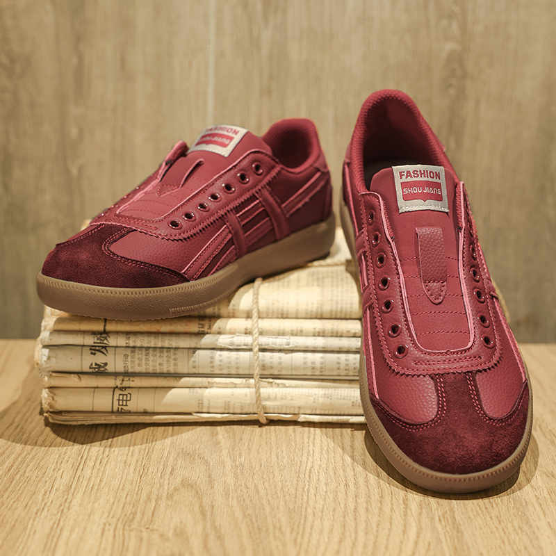 Fashion Perforated Laced Brown Sneakers Men Hi Top Sneakers Men Shoes Flat Boot Sport Universal Brand Small Price Pretty