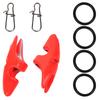 Shrimp Lure Head Cover Drop Weights Bait Sinker with Buckles for Fishing Accessories20g0.7oz