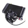 Motorcycle Radiator Cooling Cooler 5" Electric Fan M16 Temp Sensor For China 150cc 200cc 250cc 4x4 ATV UTV Buggy Quad Bike Parts