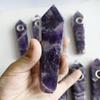 Natural Dreamy Amethyst Smoking Pipes Elegant Quartz Crystal Point Obelisk Wand