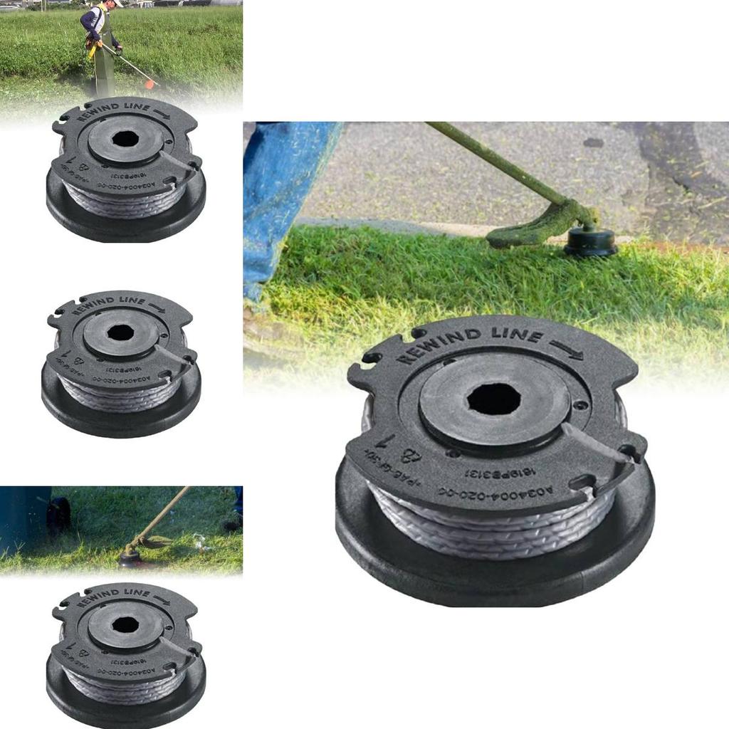 Durable Nylon Trimmer Line For Greenworks Mower Replacement Spool In Blue And Gray