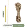 Retro Handmade Hemp Rope Weaving Decoration for Tags, Photo Walls, and Craft Binding