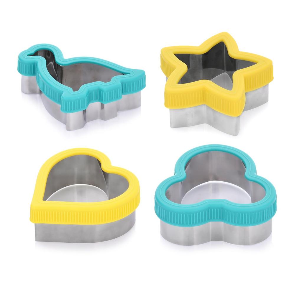DUKA MINI Large Cookie Cutters, 4 Shapes with PP Handle, PP Handle