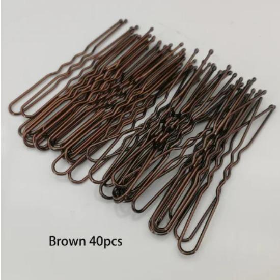 Women U Shape Hair Clips Bobby Pins for Women Girls Brides Hairstyling Tools Accessories Crystal Pearl Hairpins Metal Barrettes