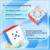 GAN iCarry 2 Official Competition 3x3 iCarry Upgrade Smart Cube iCarry2 UV with Stickerless Magic Cube for Magnetic Cube with CubeStation UV, -