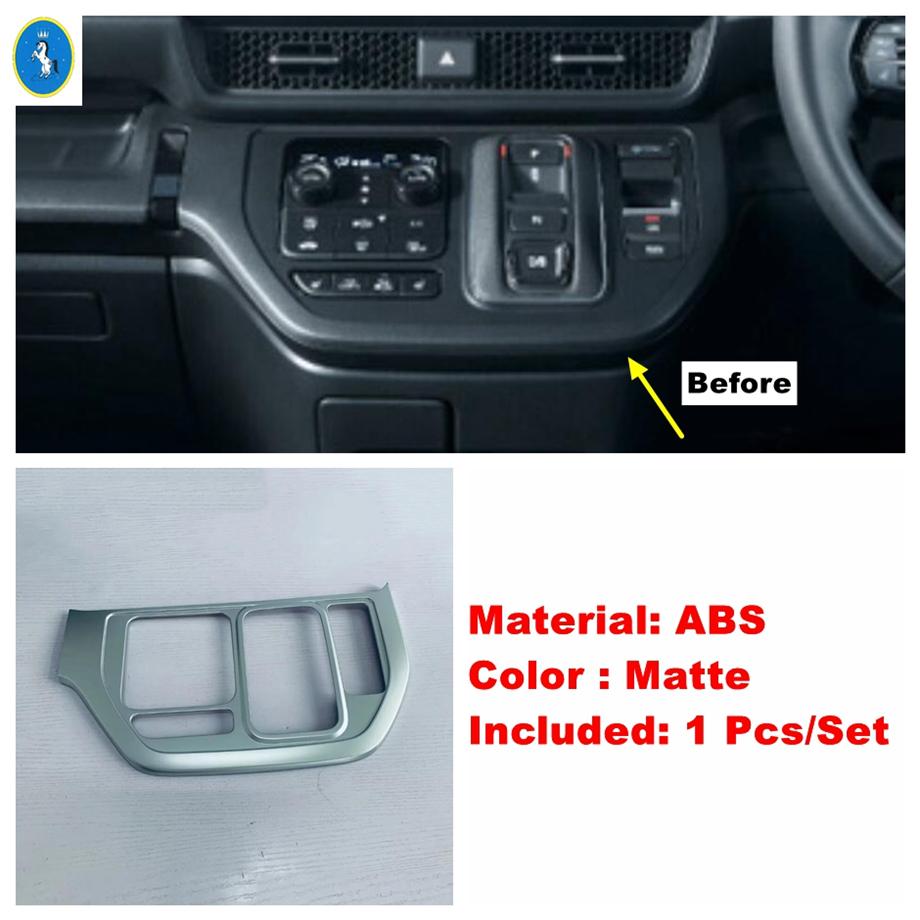 Door Armrest Glass Lift Button / Center Console Gear Box Shift Panel Cover Trim Fit For Honda STEPWGN Car Accessories