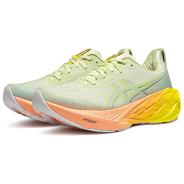 Asics  Novablast 4 Paris Women Sneakers Green Cool-Matcha Safety-Yellow 1012B751-750