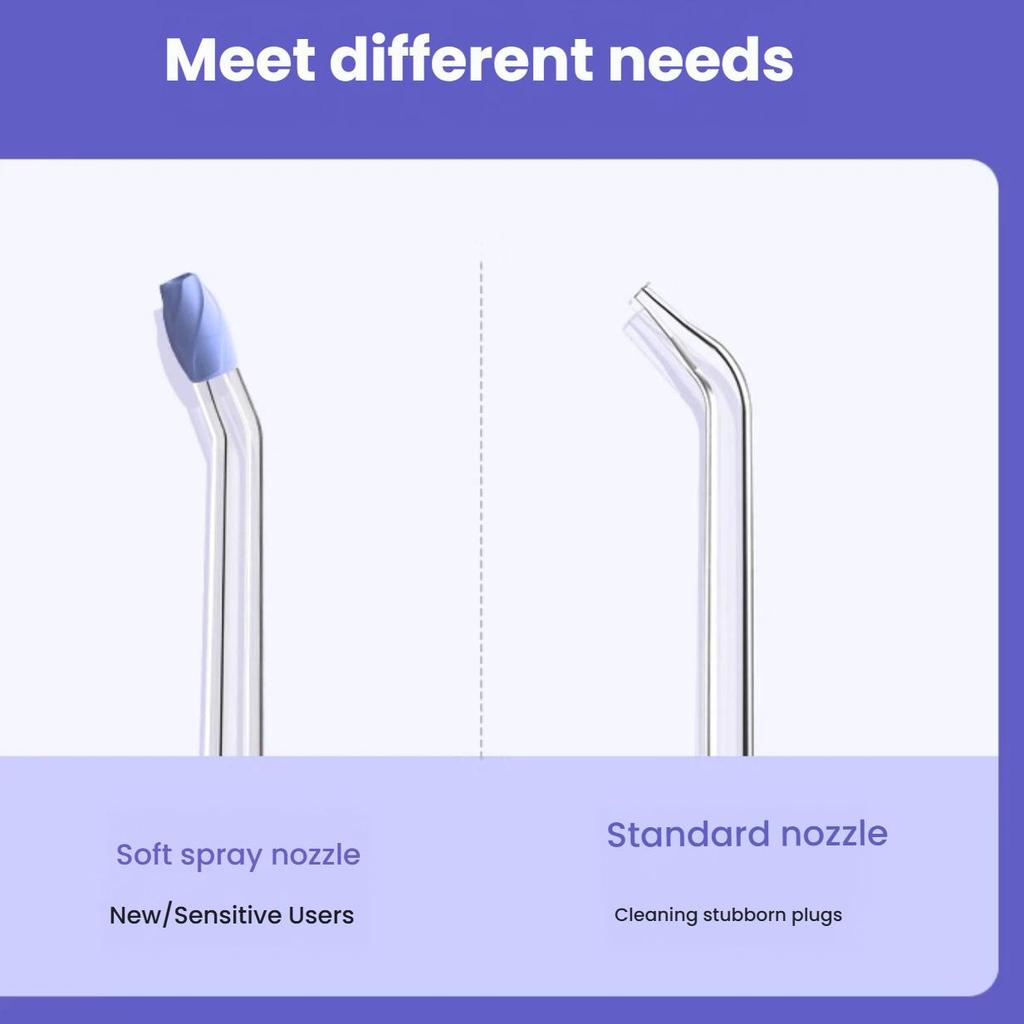 Bixdo Water Flosser Vitality Capsule Tooth Cleaner Capsule 2nd Generation Oral Cleaning Travel Essential, Purple