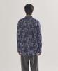 PALAP Unisex Classic Paisley Pattern Oversized Shirt_Pl24S3Sh027_Nv