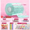 Transparent Blowing Bubble Full Set Reusable Nano Tape Crafts Nano Tape Toys  School Supplies