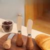 Vertikales Buttermesser mit Holzgriff, Mini-Brotaufstricher, Marmeladen- und Erdnussbutter-Aufstricher, Käseaufstricher, Käsemesser