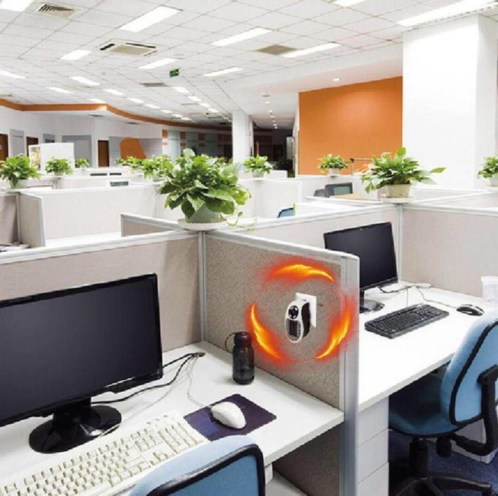 Compact Mini Heater with Remote Control for Home and Office