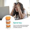 3D Printed Spiral Toy Vortex Thread Illusion Impossible Spiral Passthrough Sculpture Figurine Stress Relief Kids Adults Mini Spiral Fidget Toy