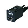 Porta de Entrada USB e Porta de Entrada HDMI Relé de Áudio Áudio