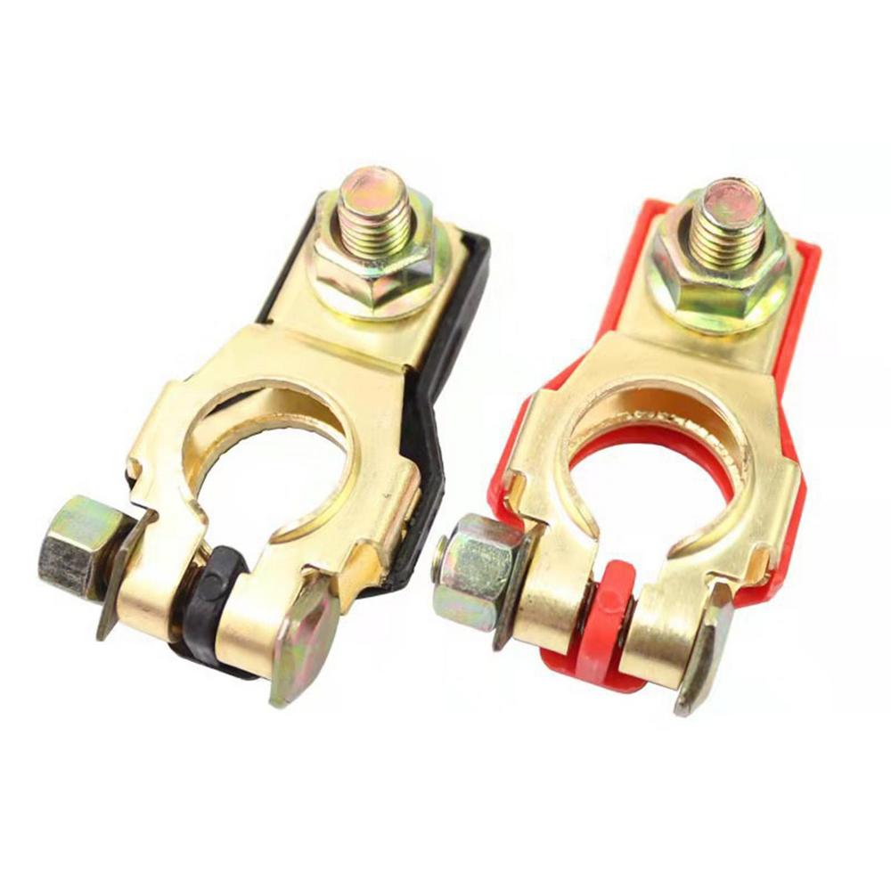 Car Battery Connector Quick Release Disconnect Car Battery Terminal Connector Battery Bornes Cable Terminal Adapter Copper Clamp