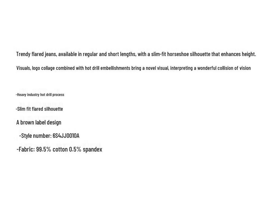 MISS SIXTY Women's Yang Mi Distressed Slim Flare Jeans, Winter 2025