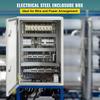 NEMA Steel Enclosure, 24 x 16 x 10\'\' NEMA 4X Steel Electrical Box, IP66 Waterproof & Dustproof, Outdoor/Indoor Electrical Junction Box, with