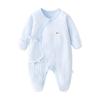 Casual Outfit Lace Up Baby Romper Long Pants Climb Baby Bodysuit Foot-Cover Frogsuit  Boy Girl